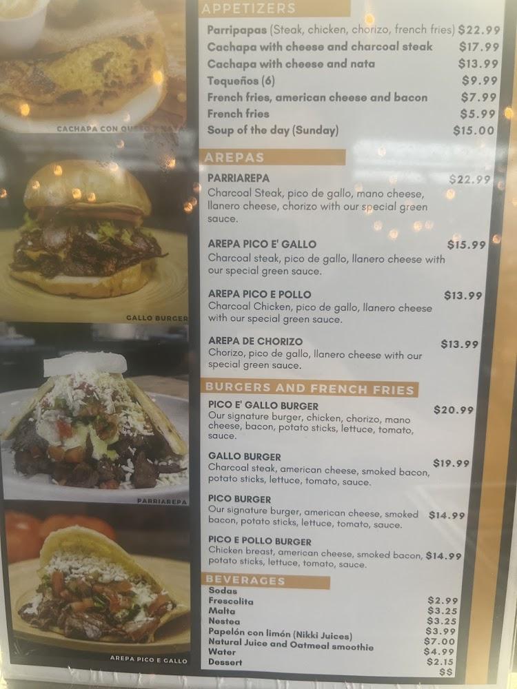 Pico e Gallo BBQ Menu image 1